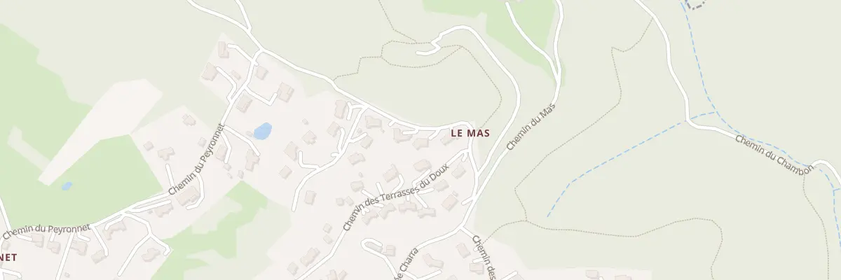 Plan du 6268 Les Blachettes à Lamastre