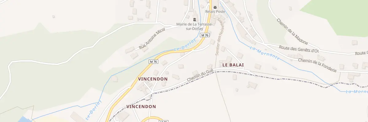 Plan du 5519 Le Balai à La Terrasse-sur-Dorlay