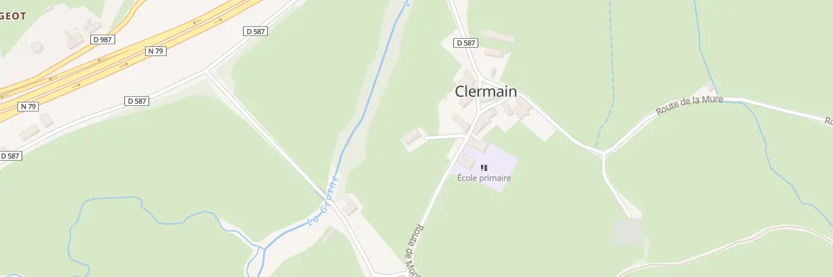 Plan du 5008 Clermain à Navour-sur-Grosne