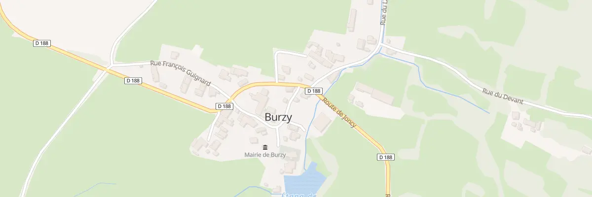 Plan du 15 Rue de l’Eglise à Burzy