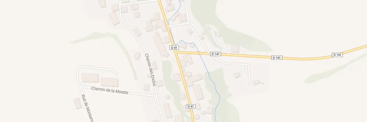 Plan du 2 Rte de Mont Saint Martin à Semide