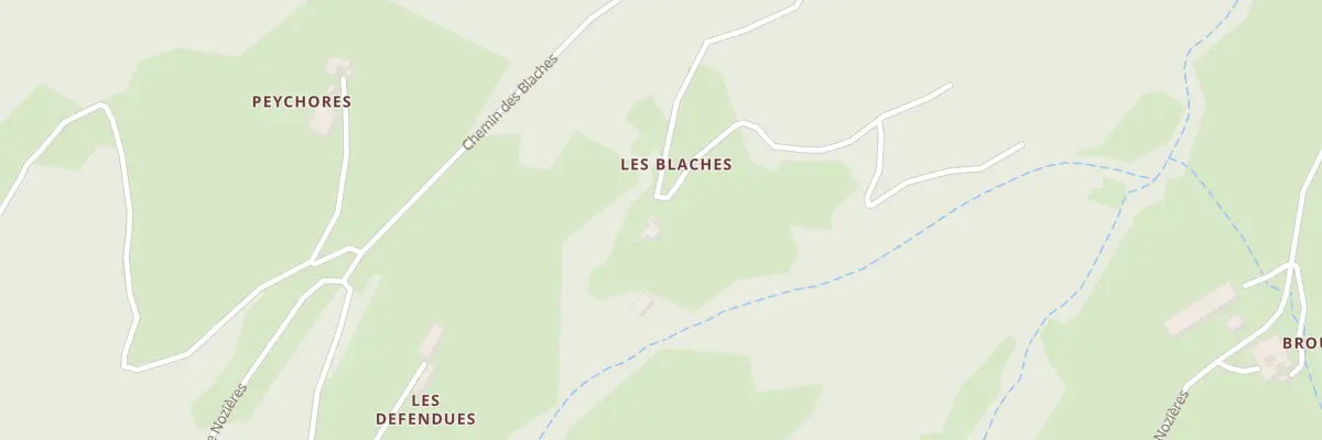 Plan du 550 Che des Blaches à Saint-Félicien
