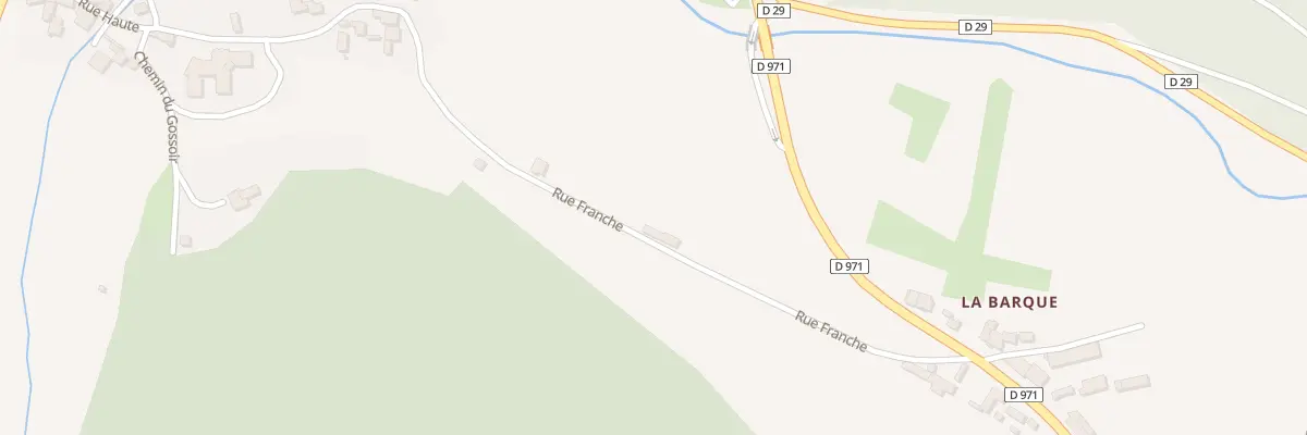 Plan du 9B Rue Franche à Aisey-sur-Seine