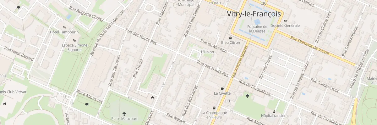 Plan du 19 Rue des Hauts-Pas à Vitry-le-François