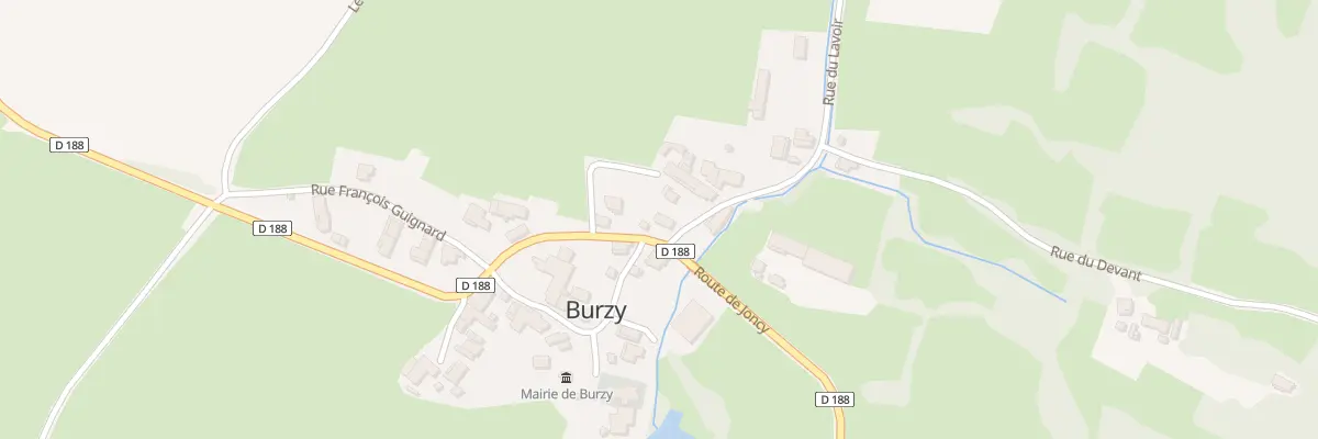 Plan du 5056 Au Bourg à Burzy