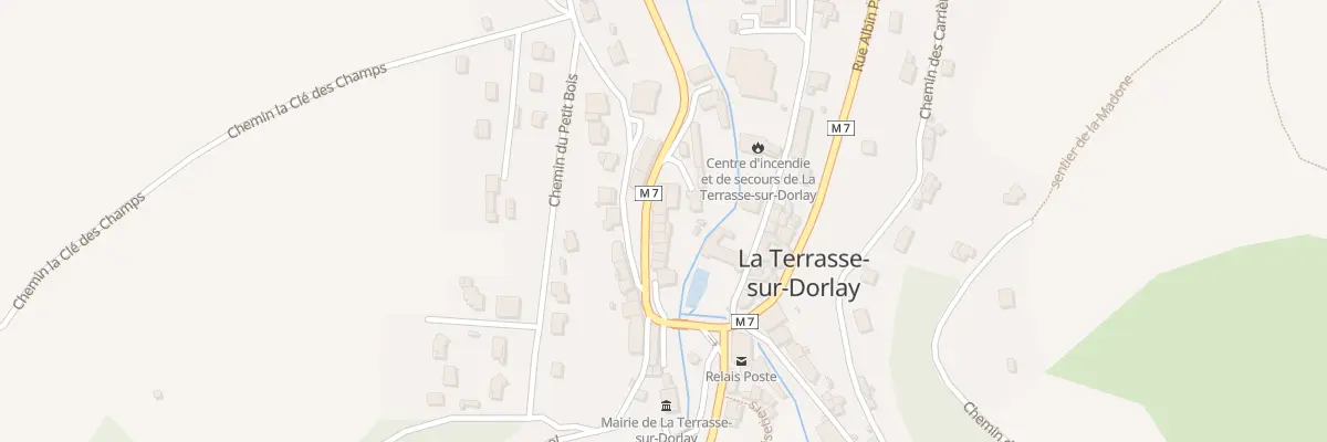 Plan du 5092 Le Bourg à La Terrasse-sur-Dorlay