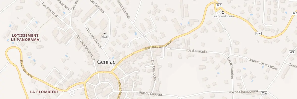 Plan du 144 Rue Louis Marchand à Genilac