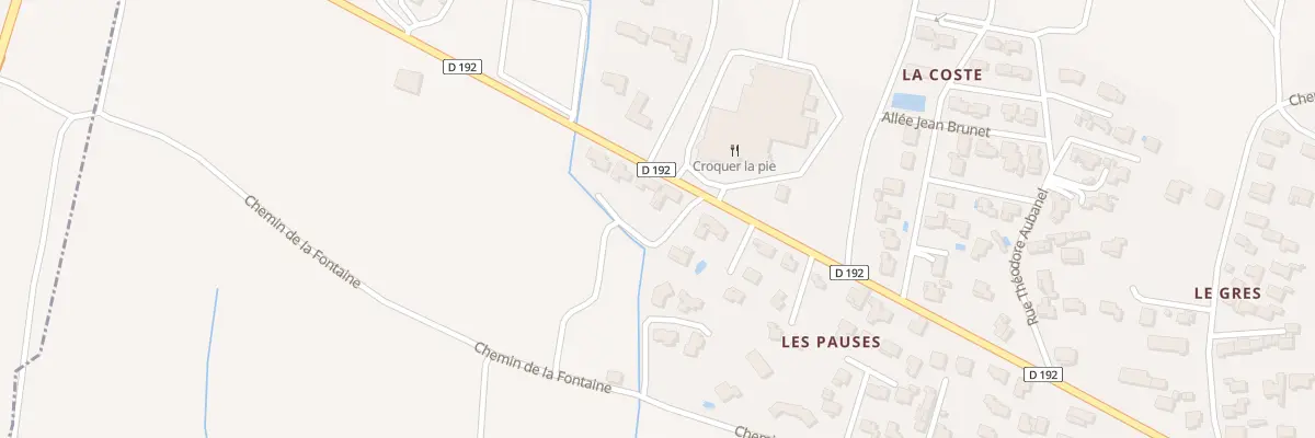 Plan du 2 Che du Lavoir à Saint-Hilaire-d’Ozilhan
