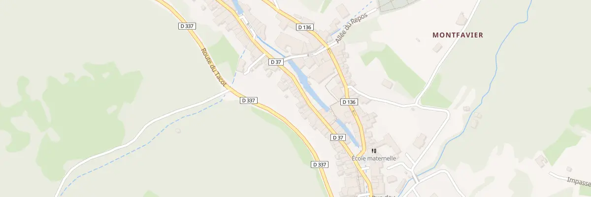 Plan du 1304 Rue des Écharmeaux à Beaujeu