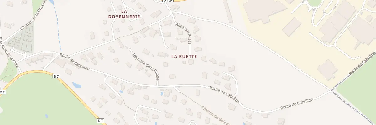 Plan du 6 All des Alizés à Savigny