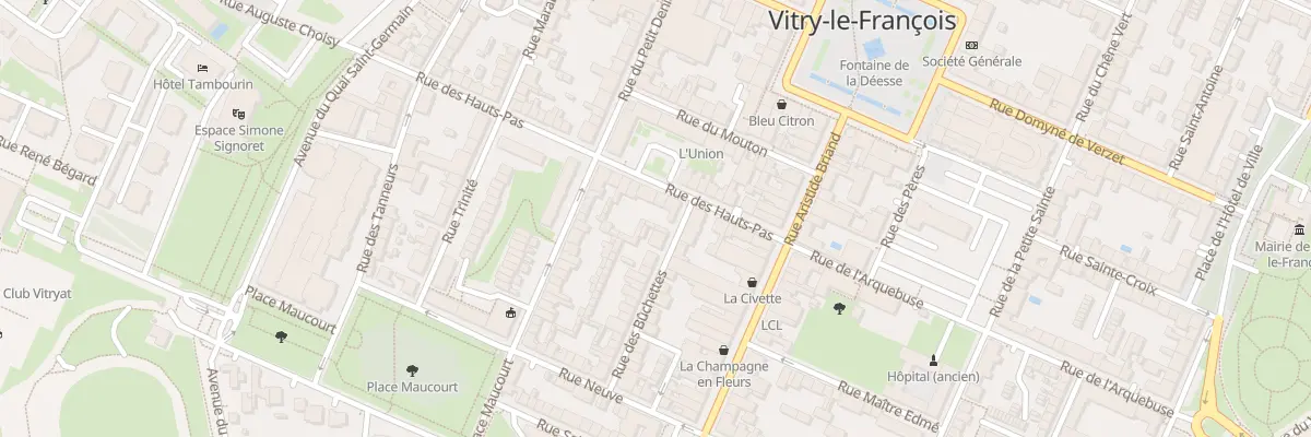 Plan du 23 Rue des Hauts-Pas à Vitry-le-François