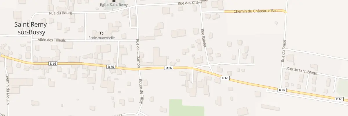 Plan du 1 Rue de la Croisette à Saint-Remy-sur-Bussy