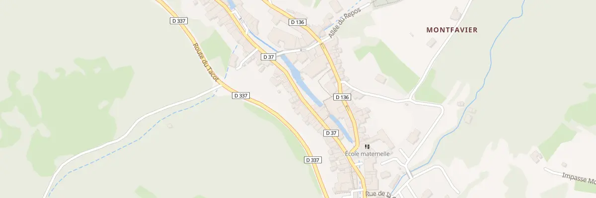 Plan du 1322 Rue des Écharmeaux à Beaujeu