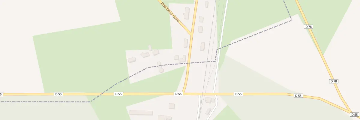 Plan du 1 Av de la Station à Brandonvillers