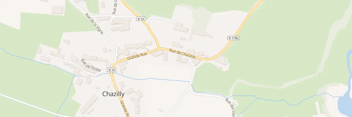 Plan du 4 Rue de Chaume à Chazilly