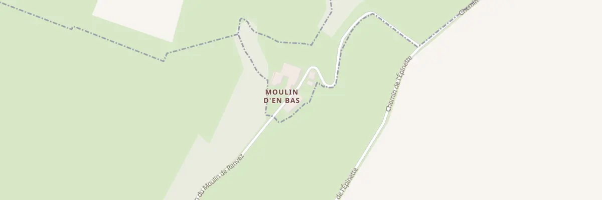 Plan du 5829 Moulin d’En Bas à Renwez