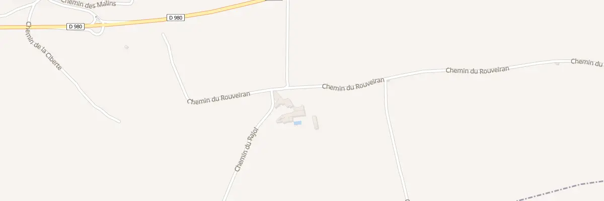 Plan du 5242 Che du Rouveiran à Saint-Gervais