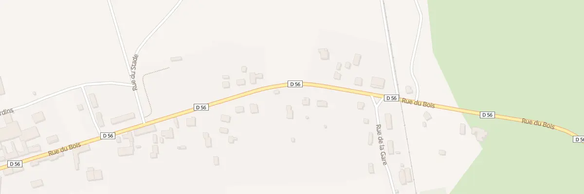 Plan du 60 Rue du Bois à Chavanges