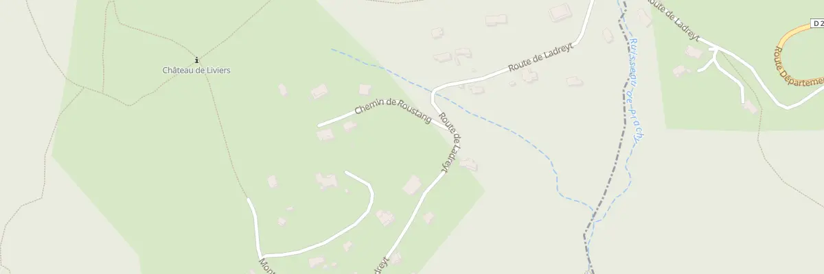 Plan du 5316 Che de Roustang à Lyas