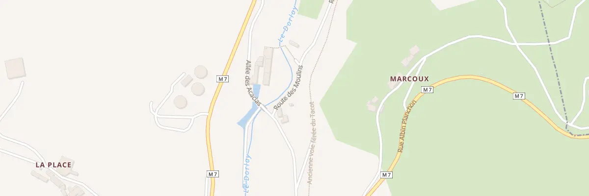 Plan du 44 Rte des Moulins à La Terrasse-sur-Dorlay