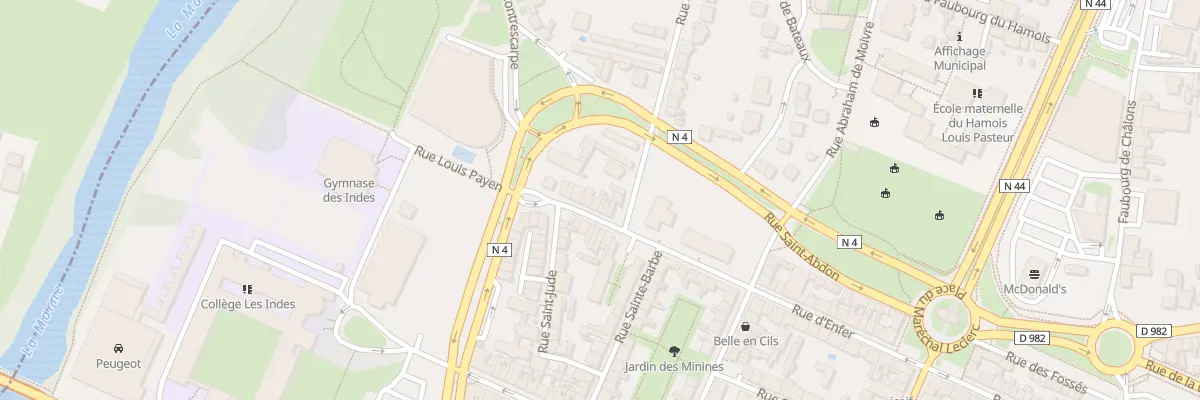 Plan du 15 Rue des Moulins à Vitry-le-François