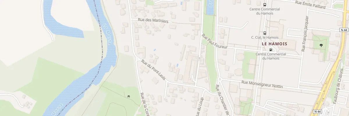 Plan du 14 Rue du Pont-Levis à Vitry-le-François