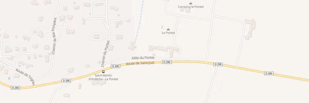 Plan du 115 All du Pontet à Saint-Martin-d’Ardèche