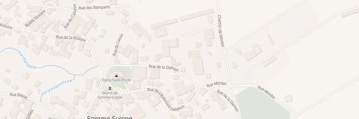Plan du 11 Rue de la Damon à Somme-Suippe