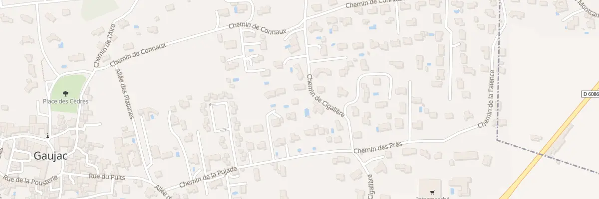 Plan du 5181 La Pujade à Gaujac