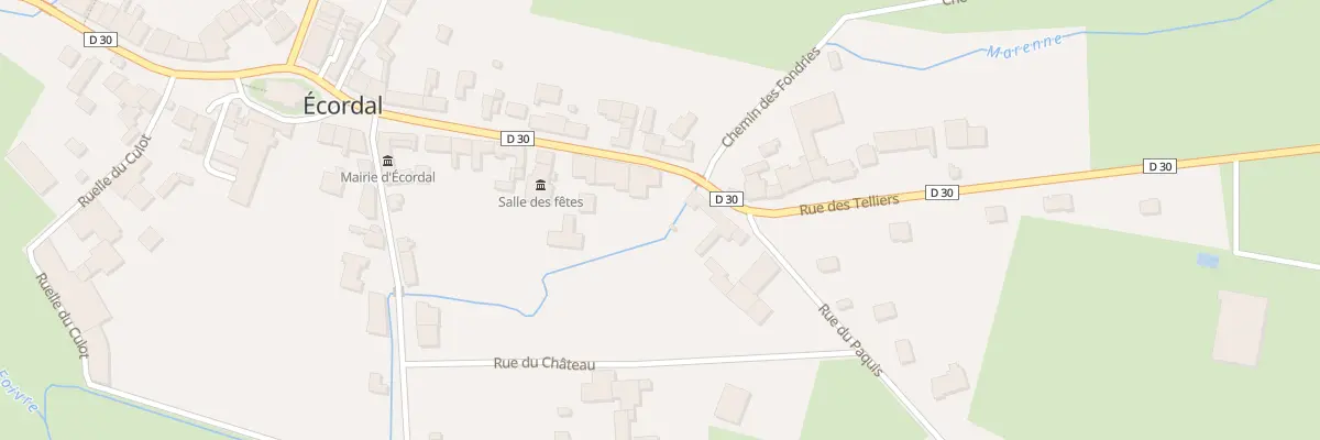Plan du 5105 Rue des Telliers à Écordal