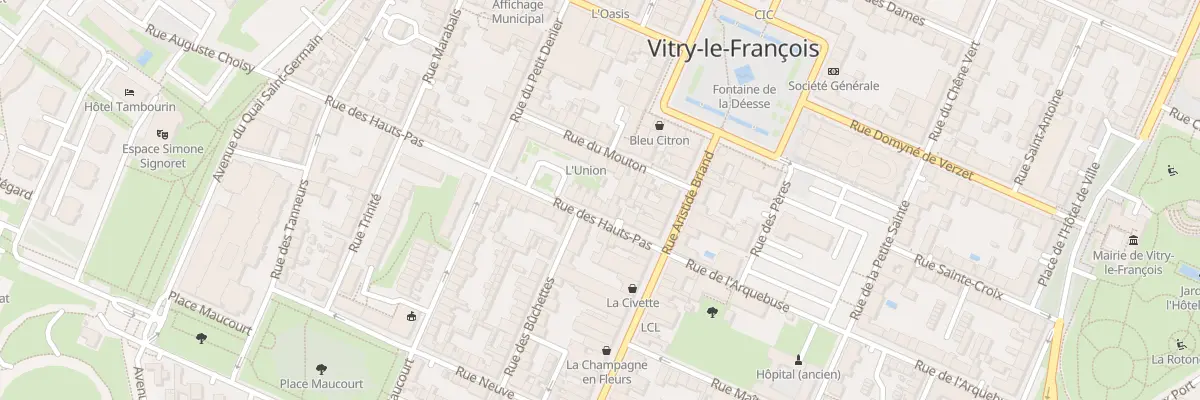 Plan du 32 Rue des Hauts-Pas à Vitry-le-François