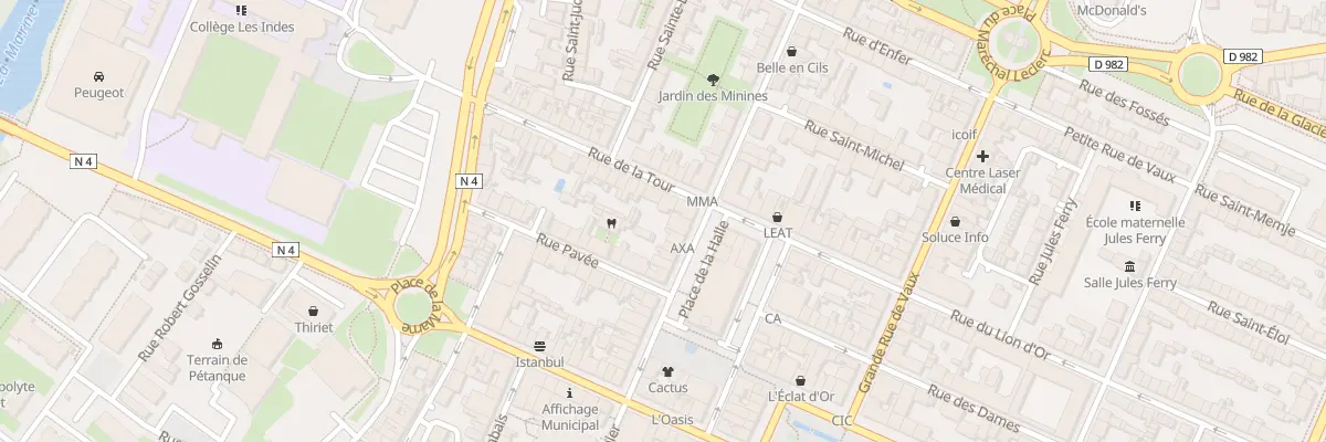 Plan du 35 Rue de la Tour à Vitry-le-François