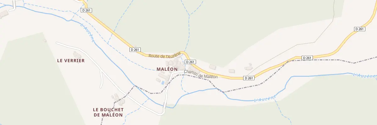 Plan du 5563 Maleon à Saint-Sauveur-de-Montagut