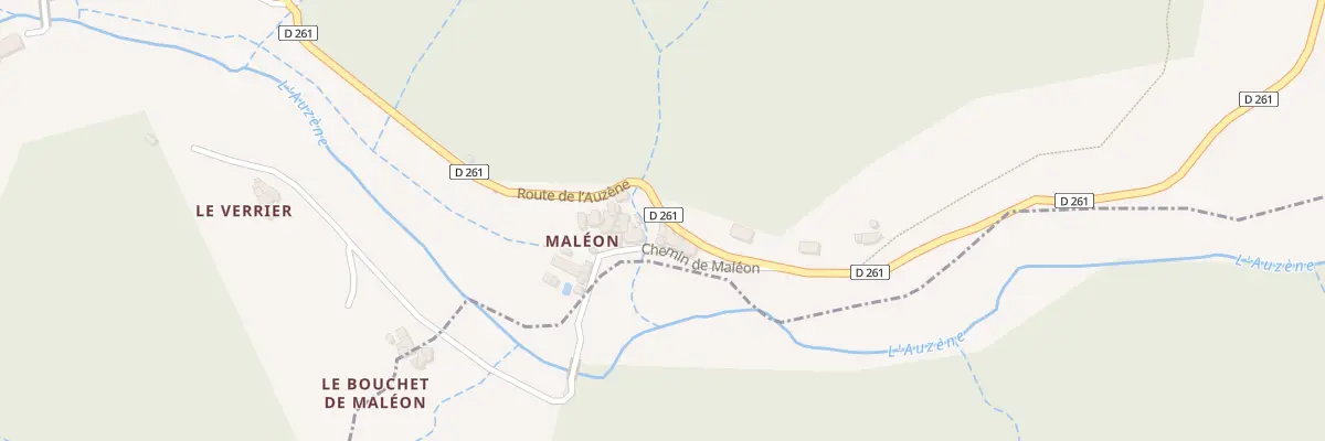 Plan du 5562 Maleon à Saint-Sauveur-de-Montagut