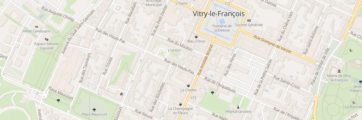 Plan du 34 Rue des Hauts-Pas à Vitry-le-François