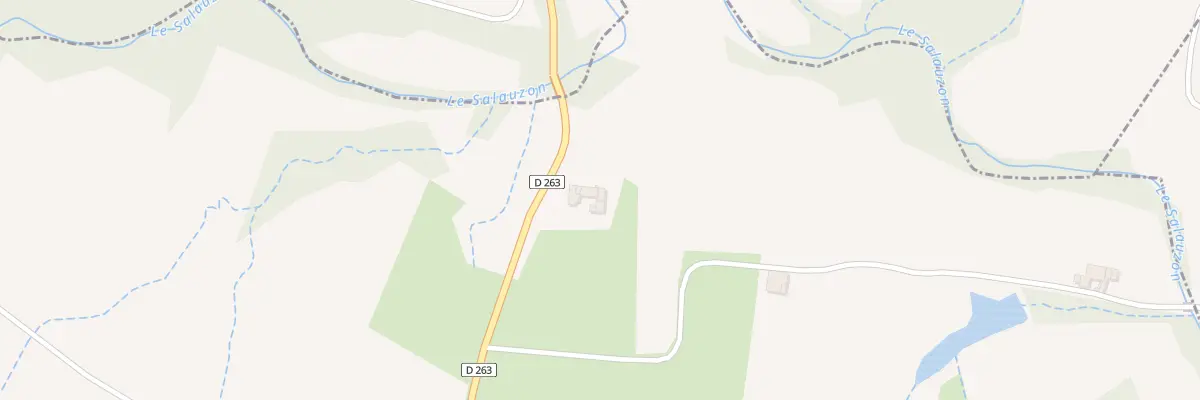Plan du 5033 Le Salauzon à Valvignères