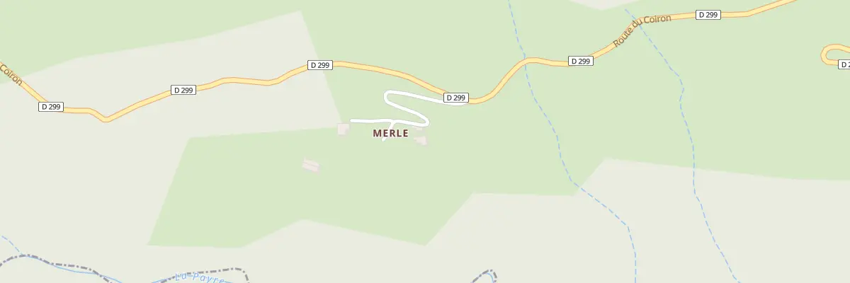 Plan du 5118 Merle à Rochessauve