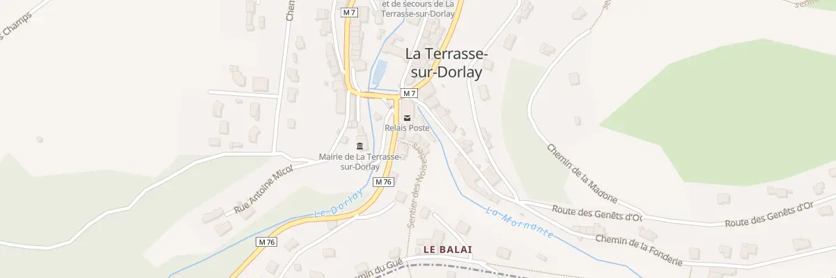 Plan du 5041 Le Bourg à La Terrasse-sur-Dorlay