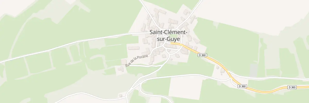 Plan du 5 Rue de la Poraire à Saint-Clément-sur-Guye