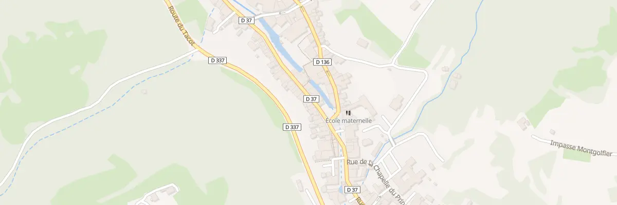 Plan du 1400 Rue des Écharmeaux à Beaujeu
