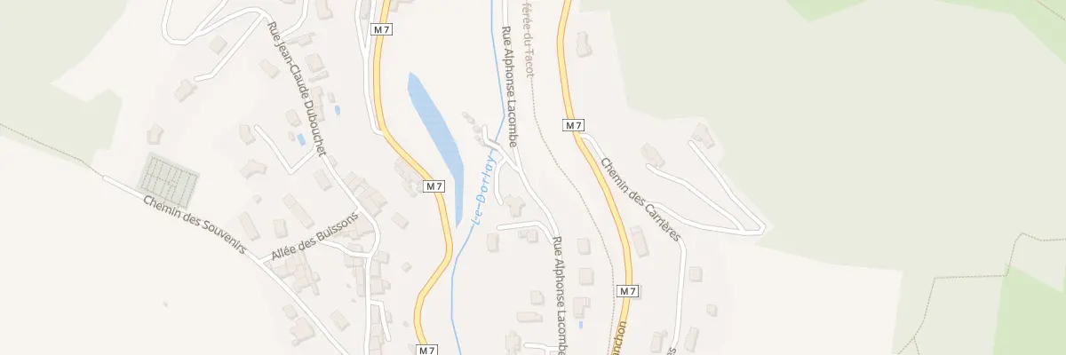 Plan du 400 Rue Alphonse Lacombe à La Terrasse-sur-Dorlay