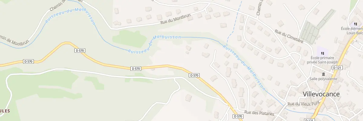 Plan du 5541 Gras Pres à Villevocance
