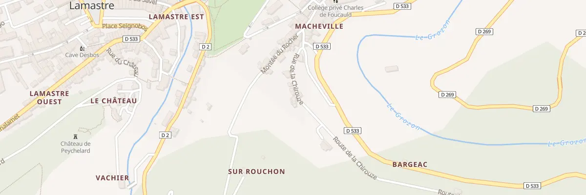 Plan du 11 Rue de la Chirouze à Lamastre