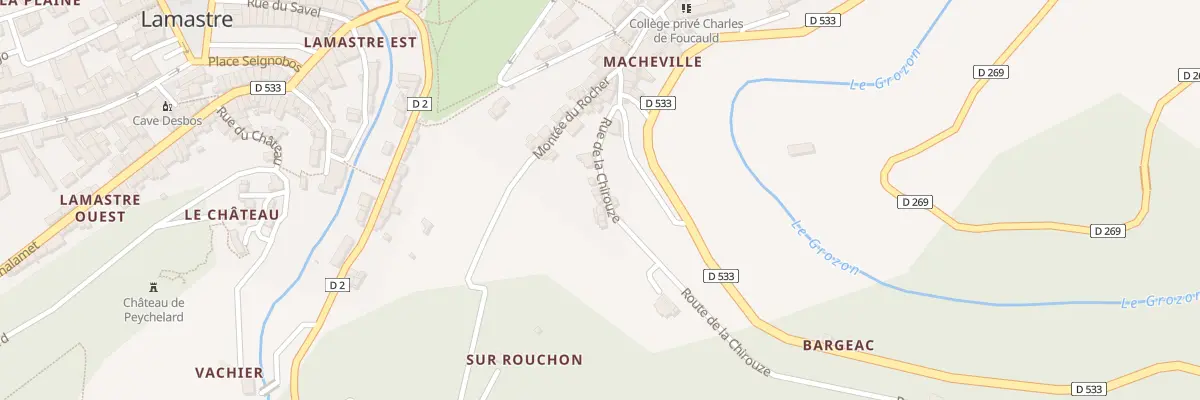Plan du 9 Rue de la Chirouze à Lamastre