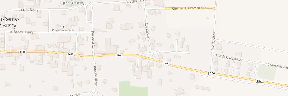Plan du 3 Rue de la Croisette à Saint-Remy-sur-Bussy