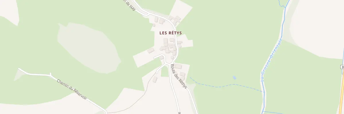 Plan du 5037 Les Retys à Germolles-sur-Grosne