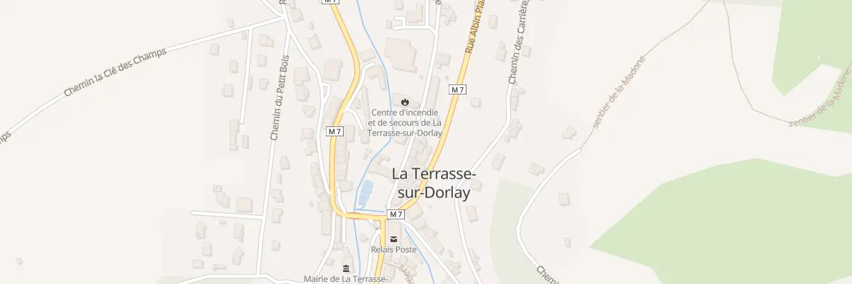 Plan du 5006 Le Bourg à La Terrasse-sur-Dorlay