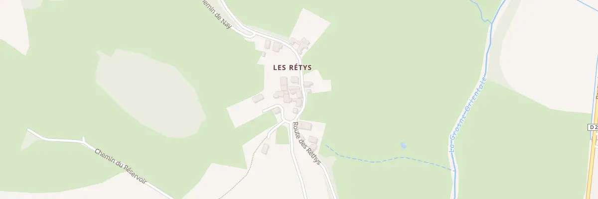 Plan du 5038 Les Retys à Germolles-sur-Grosne