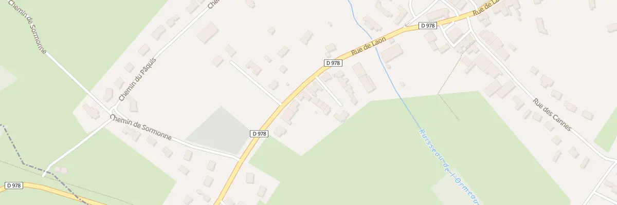 Plan du 43 Rue de Laon à Lonny