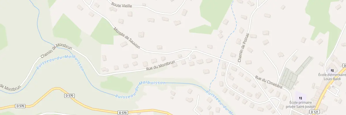 Plan du 5383 Sauvion à Villevocance